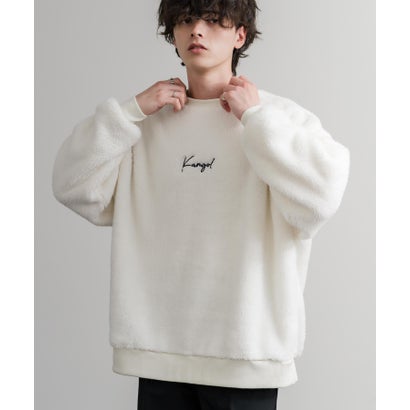 KANGOL カンゴール トレーナー ボア フリース メンズ レディース スウェット シャギーボア オーバーサイズ ビッグシルエット カジュアル 15988 （ブラウン）｜詳細画像