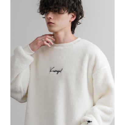 KANGOL カンゴール トレーナー ボア フリース メンズ レディース スウェット シャギーボア オーバーサイズ ビッグシルエット カジュアル 15988 （ブラウン）｜詳細画像