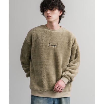 KANGOL カンゴール トレーナー ボア フリース メンズ レディース スウェット シャギーボア オーバーサイズ ビッグシルエット カジュアル 15988 （オフ）｜詳細画像