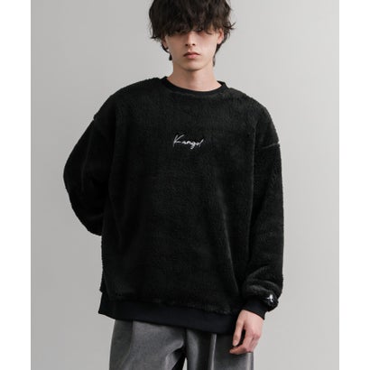KANGOL カンゴール トレーナー ボア フリース メンズ レディース スウェット シャギーボア オーバーサイズ ビッグシルエット カジュアル 15988 （オフ）｜詳細画像