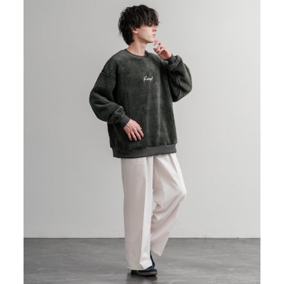 KANGOL カンゴール トレーナー ボア フリース メンズ レディース スウェット シャギーボア オーバーサイズ ビッグシルエット カジュアル 15988 （オフ）｜詳細画像