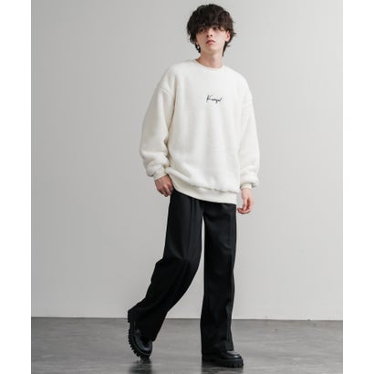 KANGOL カンゴール トレーナー ボア フリース メンズ レディース スウェット シャギーボア オーバーサイズ ビッグシルエット カジュアル 15988 （オフ）｜詳細画像