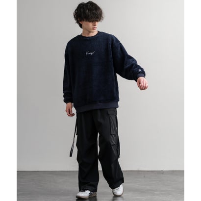 KANGOL カンゴール トレーナー ボア フリース メンズ レディース スウェット シャギーボア オーバーサイズ ビッグシルエット カジュアル 15988 （ベージュ）｜詳細画像