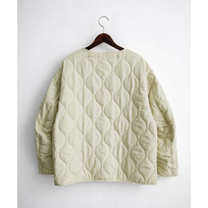 モッズコート M65 ショート丈 メンズ レディース ミリタリージャケット 中綿ライナー キルティング 3WAY ひょうたんキルト オーバーサイズ 16010 （ブラック）｜詳細画像