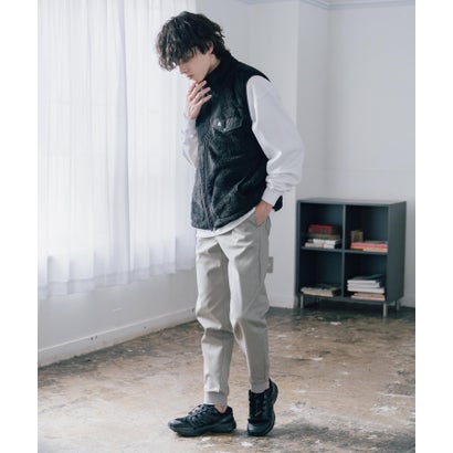 ヒートジョガーパンツ 暖パン 裏起毛 裏フリース 蓄熱 発熱 メンズ レディース イージー スリム テーパード ストレッチ 無地 ウエストゴム 16100 （ライトインディゴ）｜詳細画像