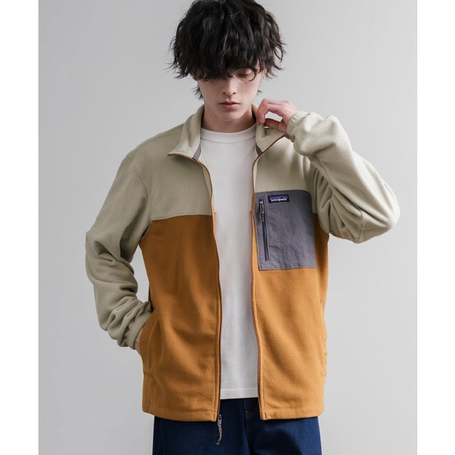 Patagonia パタゴニア M S MICRO D PATCH POCKET JKT フリースジャケット メンズ レディース マイクロフリース 16536 （CINNAMON BROWN）