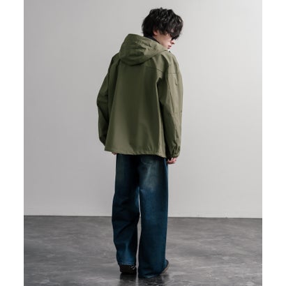ウィンドブレーカー マウンテンパーカー ブルゾン メンズ レディース ライトアウター メッシュ 耐水 防風 LOGOS Park ロゴスパーク 16454 （47.カーキ）｜詳細画像