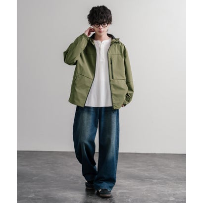 ウィンドブレーカー マウンテンパーカー ブルゾン メンズ レディース ライトアウター メッシュ 耐水 防風 LOGOS Park ロゴスパーク 16454 （24.マスタード）｜詳細画像