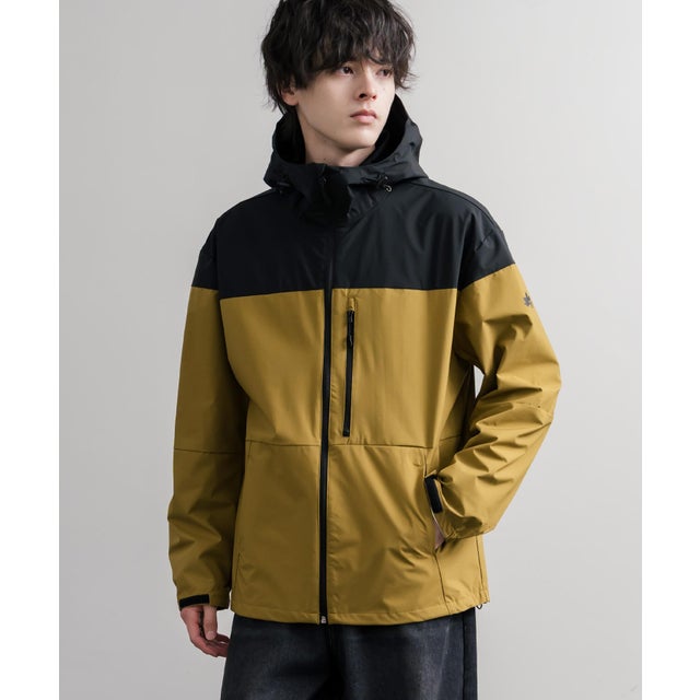 ウィンドブレーカー マウンテンパーカー ブルゾン メンズ レディース ライトアウター メッシュ 耐水 防風 LOGOS Park ロゴスパーク 16454 （24.マスタード）