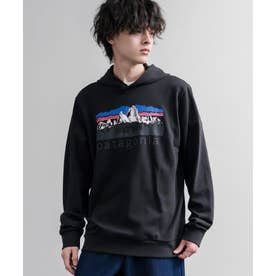 Patagonia パタゴニア パーカー プルオーバー 裏毛 フレンチテリー メンズ 長袖 スウェット フーディー レギュラーフィット リラックス ロゴ プリント 16537 （BLACK）