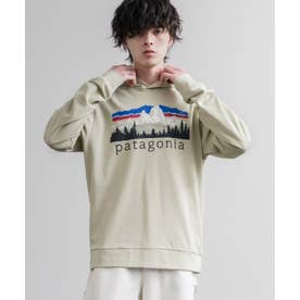 Patagonia パタゴニア パーカー プルオーバー 裏毛 フレンチテリー メンズ 長袖 スウェット フーディー レギュラーフィット リラックス ロゴ プリント 16537 （WEATHERED STONE）