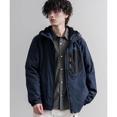 マウンテンパーカー ナイロンジャケット メンズ レディース 撥水 フリース 裏ボア シャギーボア フーディー LOGOS Park ロゴスパーク 16561 （40.D.グリーン）｜詳細画像