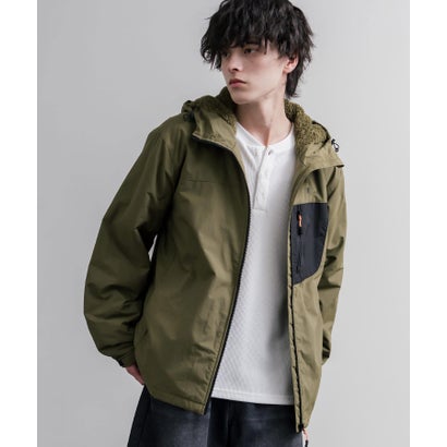 マウンテンパーカー ナイロンジャケット メンズ レディース 撥水 フリース 裏ボア シャギーボア フーディー LOGOS Park ロゴスパーク 16561 （40.D.グリーン）｜詳細画像