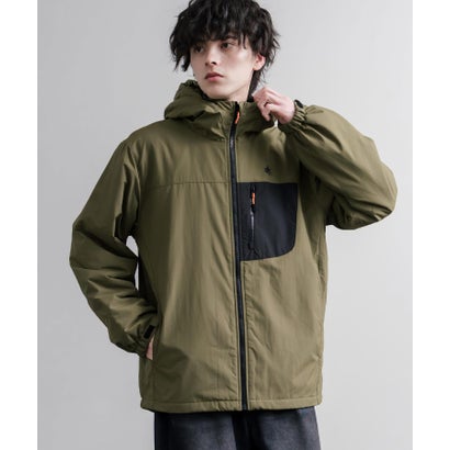 マウンテンパーカー ナイロンジャケット メンズ レディース 撥水 フリース 裏ボア シャギーボア フーディー LOGOS Park ロゴスパーク 16561 （10.オレンジ）｜詳細画像