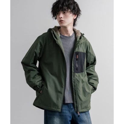 マウンテンパーカー ナイロンジャケット メンズ レディース 撥水 フリース 裏ボア シャギーボア フーディー LOGOS Park ロゴスパーク 16561 （10.オレンジ）｜詳細画像