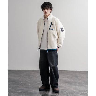 THE NORTH FACE WHITE LABEL COMOR FLEECE JACKET フリースジャケット シープボア メンズ レディース 16564 （DARK BEIGE）｜詳細画像