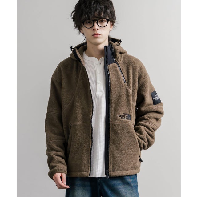 THE NORTH FACE WHITE LABEL TROMS FLEECE JACKET フリースジャケット ショートボア メンズ レディース 16565 （DEEP TAUPE）