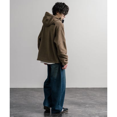 THE NORTH FACE WHITE LABEL TROMS FLEECE JACKET フリースジャケット ショートボア メンズ レディース 16565 （BLACK）｜詳細画像