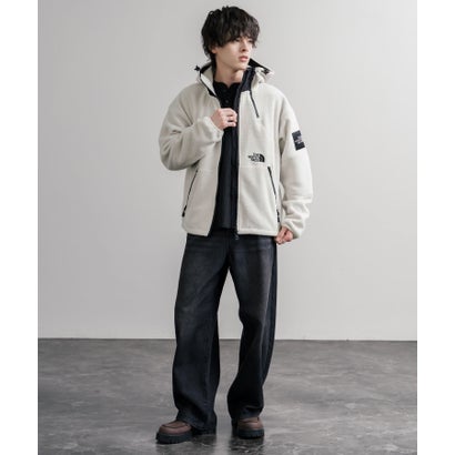 THE NORTH FACE WHITE LABEL TROMS FLEECE JACKET フリースジャケット ショートボア メンズ レディース 16565 （BLACK）｜詳細画像