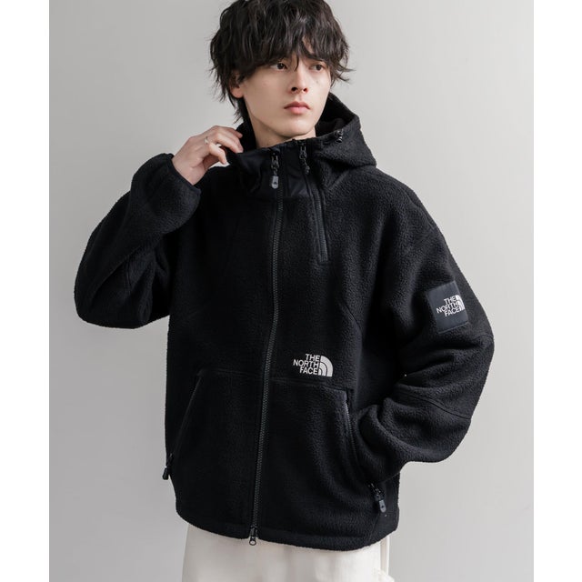 THE NORTH FACE WHITE LABEL TROMS FLEECE JACKET フリースジャケット ショートボア メンズ レディース 16565 （BLACK）