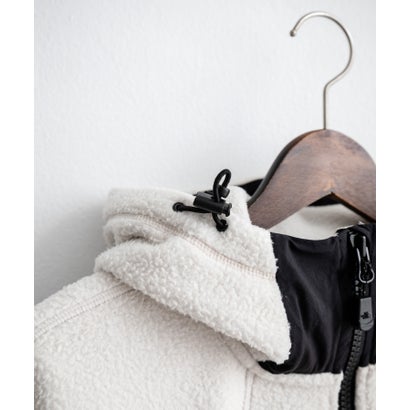 THE NORTH FACE WHITE LABEL TROMS FLEECE JACKET フリースジャケット ショートボア メンズ レディース 16565 （SAND SHELL）｜詳細画像
