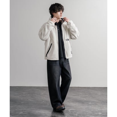THE NORTH FACE WHITE LABEL TROMS FLEECE JACKET フリースジャケット ショートボア メンズ レディース 16565 （SAND SHELL）｜詳細画像