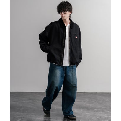 ワークジャケット ダックジャケット ブルゾン メンズ レディース カバーオール オーバーサイズ 中綿キルティング  RED KAP レッドキャップ 16545 （ベージュ）｜詳細画像