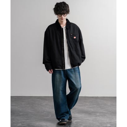 ワークジャケット ダックジャケット ブルゾン メンズ レディース カバーオール オーバーサイズ 中綿キルティング  RED KAP レッドキャップ 16545 （ベージュ）｜詳細画像