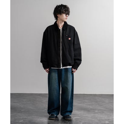 ワークジャケット ダックジャケット ブルゾン メンズ レディース カバーオール オーバーサイズ 中綿キルティング  RED KAP レッドキャップ 16545 （ブラウン）｜詳細画像