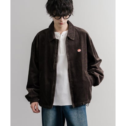 コーデュロイジャケット ワークジャケット ブルゾン メンズ レディース 襟付き オーバーサイズ スイングトップ RED KAP レッドキャップ 16506 （カーキ）｜詳細画像