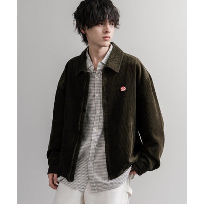 コーデュロイジャケット ワークジャケット ブルゾン メンズ レディース 襟付き オーバーサイズ スイングトップ RED KAP レッドキャップ 16506 （カーキ）｜詳細画像