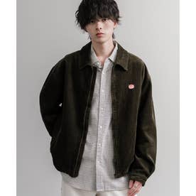 コーデュロイジャケット ワークジャケット ブルゾン メンズ レディース 襟付き オーバーサイズ スイングトップ RED KAP レッドキャップ 16506 （カーキ）