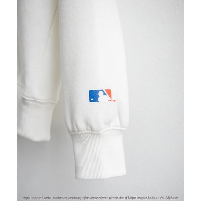 ロッキーモンロー Rocky Monroe MLB メジャーリーグベースボール スウェット ヘンリーネック 裏起毛 長袖 メンズ レディース トレーナー NYY LAD SD プルオーバー 16320 （ホワイト(LA)）｜詳細画像