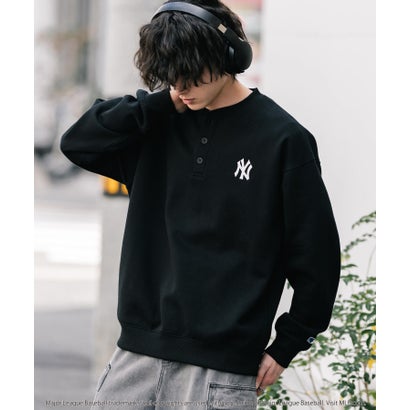 ロッキーモンロー Rocky Monroe MLB メジャーリーグベースボール スウェット ヘンリーネック 裏起毛 長袖 メンズ レディース トレーナー NYY LAD SD プルオーバー 16320 （グレー(LA)）｜詳細画像