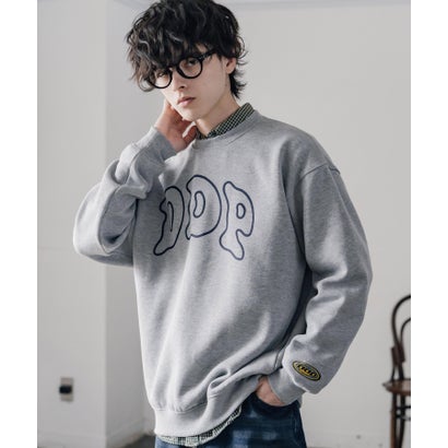 ロッキーモンロー Rocky Monroe ddp ディーディーピー トレーナー バックプリント メンズ レディース スウェット 裏起毛 長袖 グラフィック ロゴ刺繍 オーバーサイズ あったか 16247 （B.ブラック）｜詳細画像