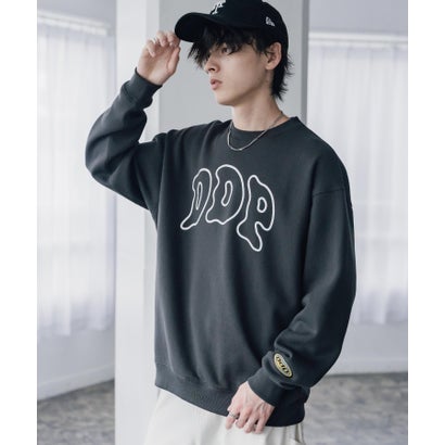 ロッキーモンロー Rocky Monroe ddp ディーディーピー トレーナー バックプリント メンズ レディース スウェット 裏起毛 長袖 グラフィック ロゴ刺繍 オーバーサイズ あったか 16247 （A.ホワイト）｜詳細画像
