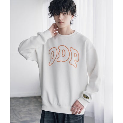 ロッキーモンロー Rocky Monroe ddp ディーディーピー トレーナー バックプリント メンズ レディース スウェット 裏起毛 長袖 グラフィック ロゴ刺繍 オーバーサイズ あったか 16247 （A.ホワイト）｜詳細画像