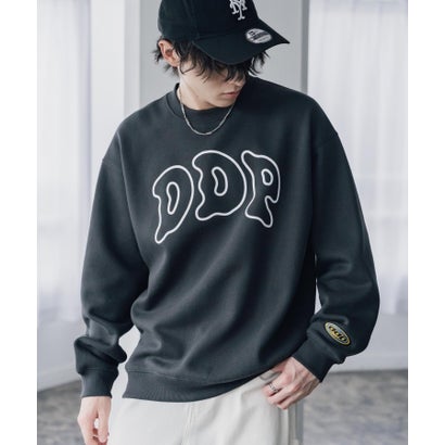 ロッキーモンロー Rocky Monroe ddp ディーディーピー トレーナー バックプリント メンズ レディース スウェット 裏起毛 長袖 グラフィック ロゴ刺繍 オーバーサイズ あったか 16247 （B.チャコール）｜詳細画像