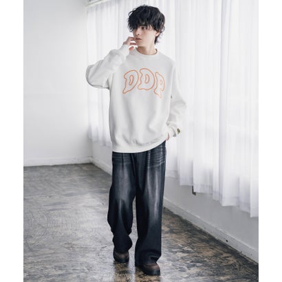 ロッキーモンロー Rocky Monroe ddp ディーディーピー トレーナー バックプリント メンズ レディース スウェット 裏起毛 長袖 グラフィック ロゴ刺繍 オーバーサイズ あったか 16247 （B.チャコール）｜詳細画像