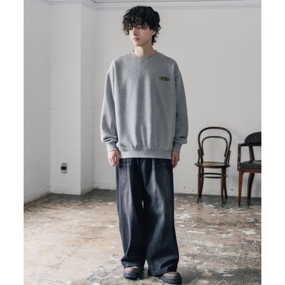 ロッキーモンロー Rocky Monroe ddp ディーディーピー トレーナー バックプリント メンズ レディース スウェット 裏起毛 長袖 グラフィック ロゴ刺繍 オーバーサイズ あったか 16247 （B.チャコール）｜詳細画像