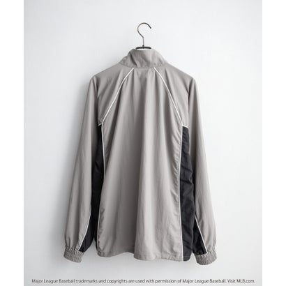 MLB メジャーリーグベースボール トラックジャケット ナイロンジャケット メンズ レディース スタンドネック ブルゾン 長袖 NYY LAD SD 16321 （ブラック(NY)）｜詳細画像