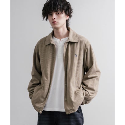 U.S. POLO ASSN. ユーエスポロアッスン コーチジャケット ブルゾン コーデュロイ ライトアウター メンズ レディース オーバーサイズ 16570 （22.ベージュ）｜詳細画像
