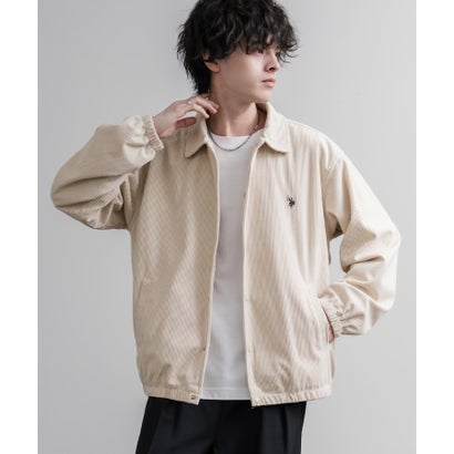 U.S. POLO ASSN. ユーエスポロアッスン コーチジャケット ブルゾン コーデュロイ ライトアウター メンズ レディース オーバーサイズ 16570 （22.ベージュ）｜詳細画像