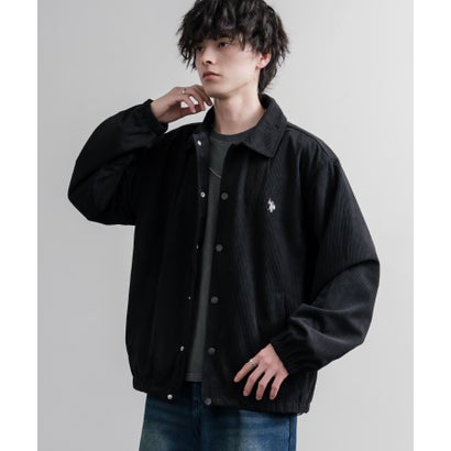 U.S. POLO ASSN. ユーエスポロアッスン コーチジャケット ブルゾン コーデュロイ ライトアウター メンズ レディース オーバーサイズ 16570 （11.アイボリー）｜詳細画像