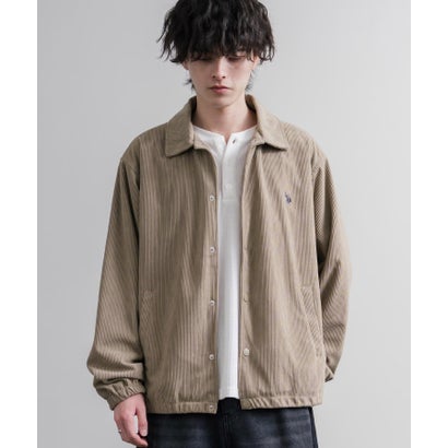 U.S. POLO ASSN. ユーエスポロアッスン コーチジャケット ブルゾン コーデュロイ ライトアウター メンズ レディース オーバーサイズ 16570 （19.ブラック）｜詳細画像