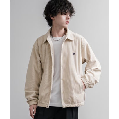 U.S. POLO ASSN. ユーエスポロアッスン コーチジャケット ブルゾン コーデュロイ ライトアウター メンズ レディース オーバーサイズ 16570 （19.ブラック）｜詳細画像
