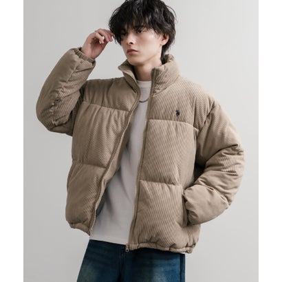 U.S. POLO ASSN. ユーエスポロアッスン ブルゾン コーデュロイ 中綿ジャケット メンズ レディース アウター ショート丈 16593 （22.ベージュ）｜詳細画像