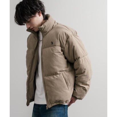 U.S. POLO ASSN. ユーエスポロアッスン ブルゾン コーデュロイ 中綿ジャケット メンズ レディース アウター ショート丈 16593 （22.ベージュ）｜詳細画像