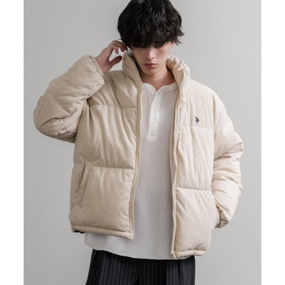 U.S. POLO ASSN. ユーエスポロアッスン ブルゾン コーデュロイ 中綿ジャケット メンズ レディース アウター ショート丈 16593 （22.ベージュ）｜詳細画像
