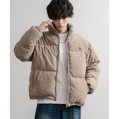 U.S. POLO ASSN. ユーエスポロアッスン ブルゾン コーデュロイ 中綿ジャケット メンズ レディース アウター ショート丈 16593 （11.アイボリー）｜詳細画像
